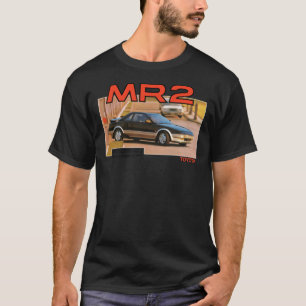 TOYOTA MR2 BROCHURE DECKT klassischen T - Shirt AB