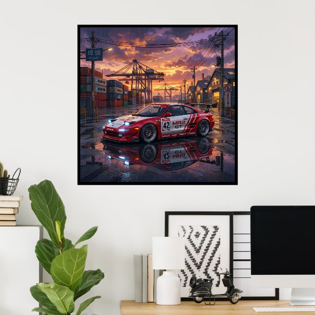 Toyota MR2 GT Poster (Heimbüro)