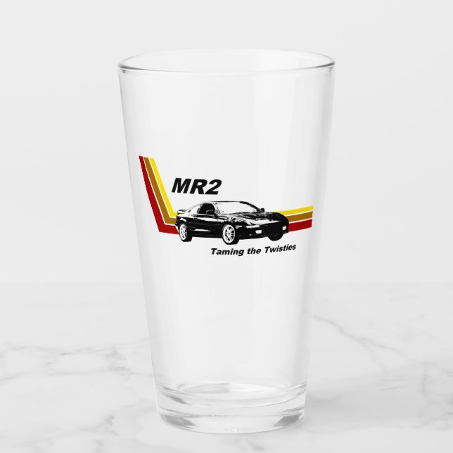 Toyota MR2, The Twisties Glass Cup Glas (Vorderseite)