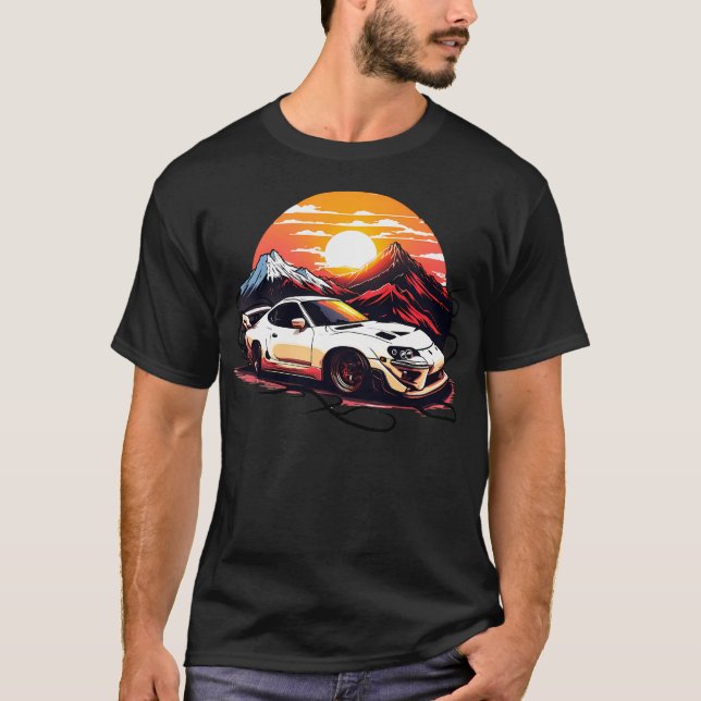 Toyota Supra Mk4 Aktiv T-Shirt (Vorderseite)