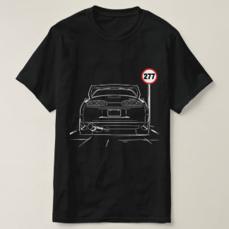 Toyota Supra MK4 Line Art T-Shirt - JDM Sportbekle