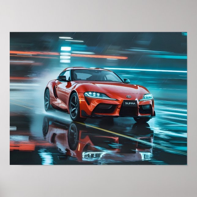 Toyota Supra Poster (Vorne)