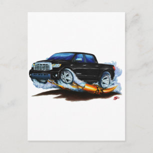 Toyota Tundra Crewmax Black Truck Postkarte