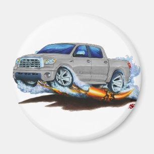 Toyota Tundra Crewmax Silver Truck Magnet