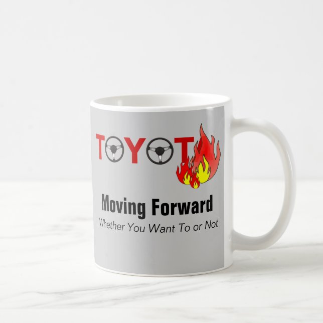 Toyota: Vorwärts sich bewegen Kaffeetasse (Rechts)