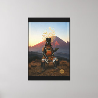 Toyotomi Hideyoshi Mount Fuji Samurai-Rüstung 40x6 Leinwanddruck