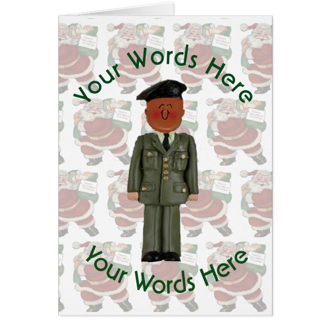 Toys Black Soldier Custom Christmas (Vorne)