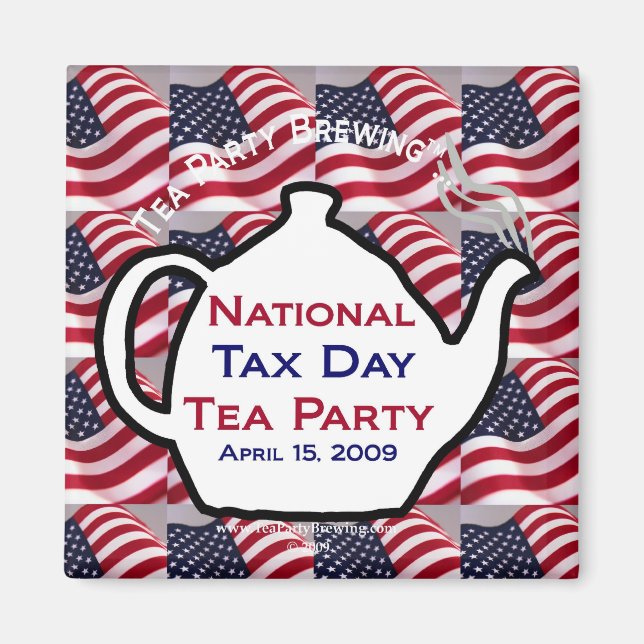 TP0100 Tea Party Magnet (Vorne)