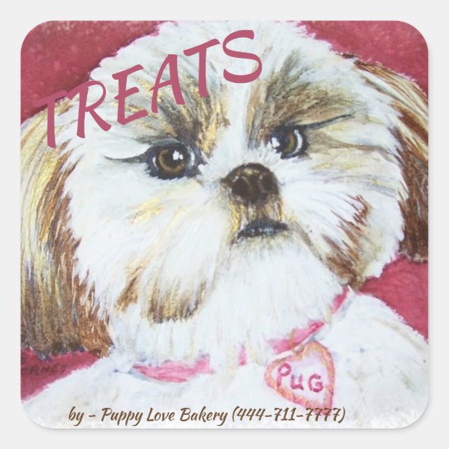 TP QUADRATISCHER AUFKLEBER (Vorderseite)