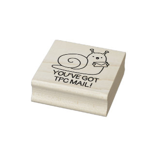 TPC Holz-Kunststempel Gummistempel