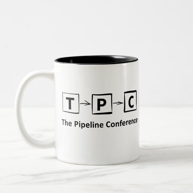 TPC-Tasse Zweifarbige Tasse (Links)