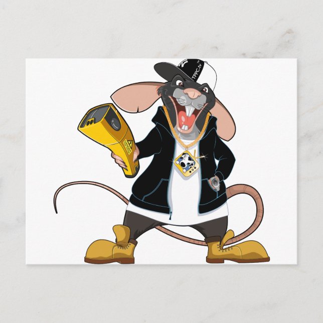 TPPCtv's HOOD RAT Postkarte (Vorderseite)