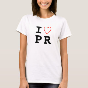 TPR girly T-Stück "ich Herz Fotorezeptor " T-Shirt