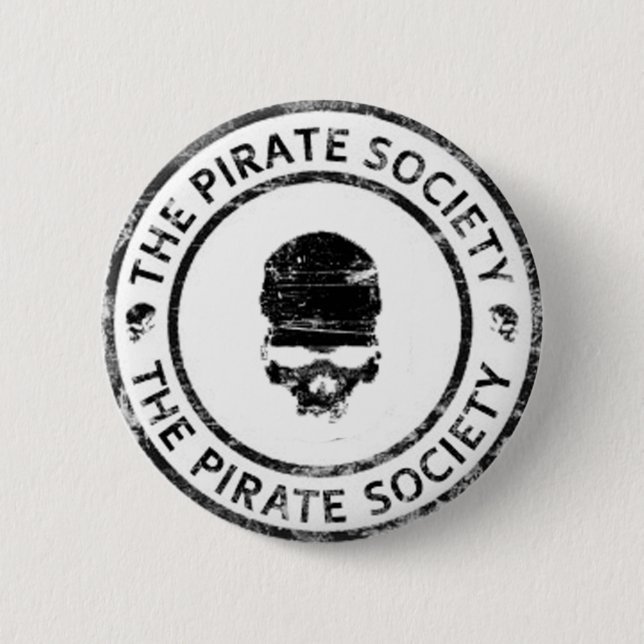 TPS-Grungy Logo-Knopf Button (Vorderseite)