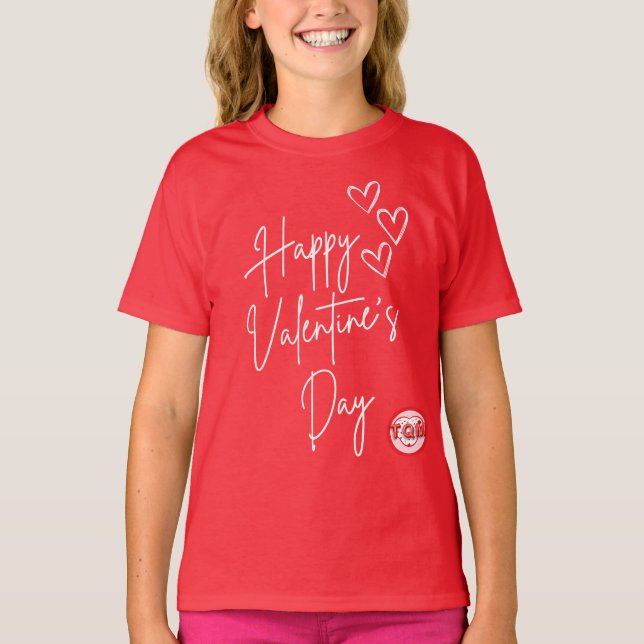 TQM - Frohen Valentinstag T-Shirt (Vorderseite)