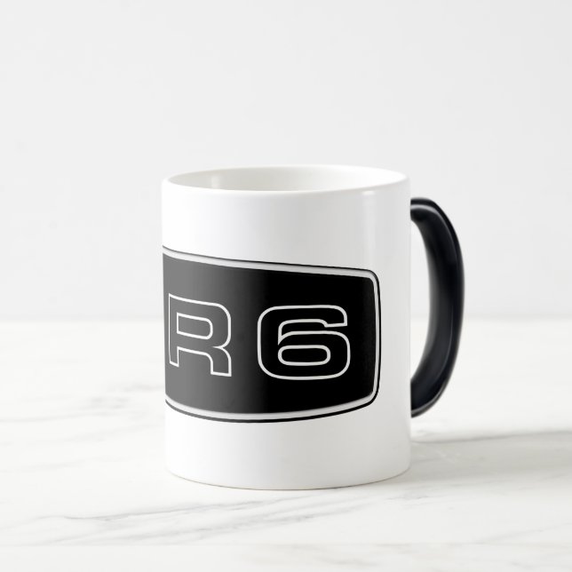 TR6-Logo-Tasse Verwandlungstasse (VorderseiteRechts)