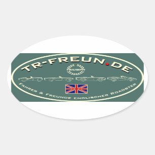 TR-Freun.de Aufkleber Oval