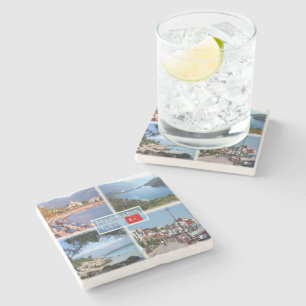 TR Marmaris - Icmeler beach - Oludeniz Blue Lagoon Steinuntersetzer