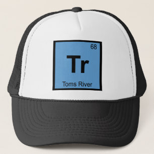 Tr - Toms River New Jersey Chemie-Stadtsymbol Truckerkappe