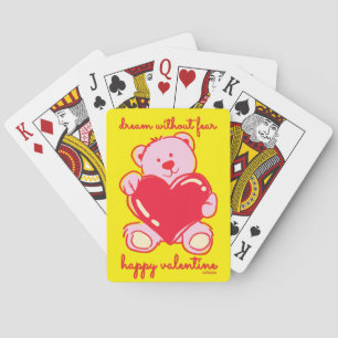 TRAAM OHNE ANGST GLÜCKLICHE VALENTINE-Gabe Spielkarten