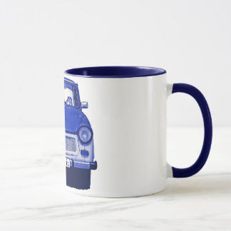 Trabant-Auto im Blau, Berlin Tasse