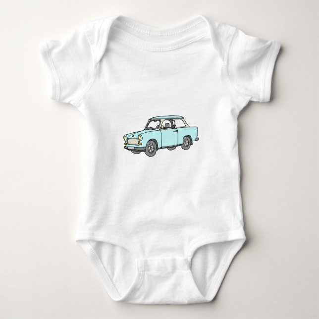 Trabant Baby Strampler (Vorderseite)