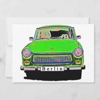 Trabant Car in Green, Berlin