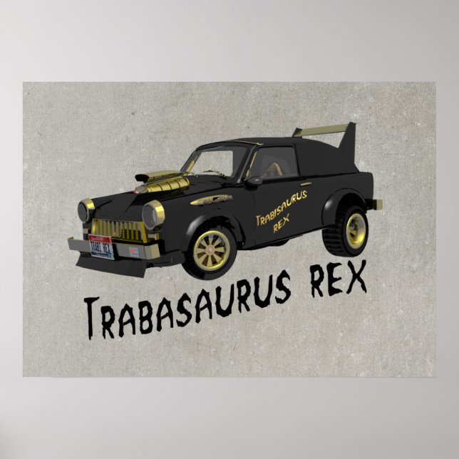 Trabant Car Poster (Vorne)