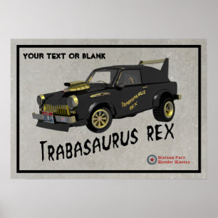 Trabant Car Poster