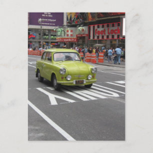 Trabant in Manhattan Postkarte