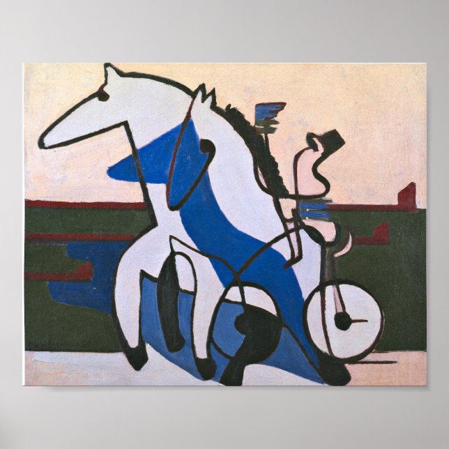 Traber Team von Ernst Kirchner, Poster (Vorne)