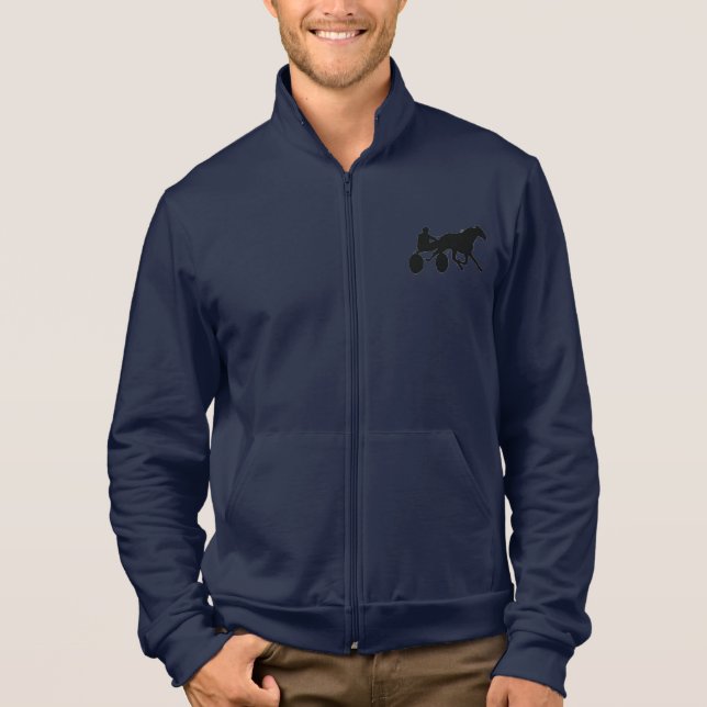 Trabrennen-Jacke Hoodie (Vorderseite)