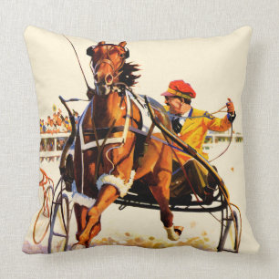 Trabrennen Kissen