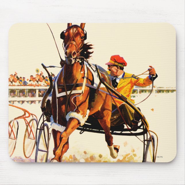 Trabrennen Mousepad (Vorne)