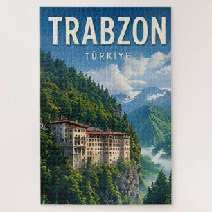 🌲 Trabzon Türkei Bergkloster Talansichten Puzzle
