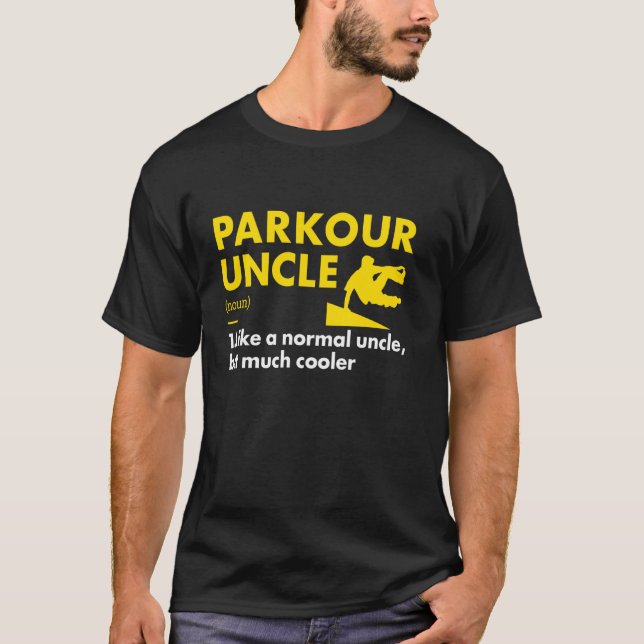 Traceur Onkel Definition Parkour T-Shirt (Vorderseite)