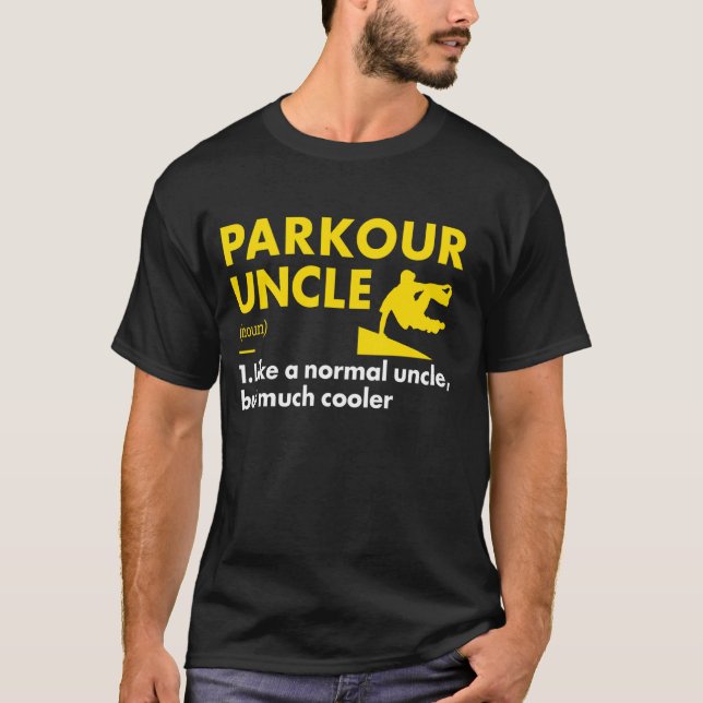 Traceur Onkel Definition Parkour T-Shirt (Vorderseite)