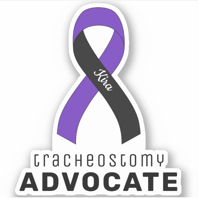 Tracheostoma Advocate Vinyl Sticker (Vorderseite)