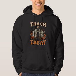 Tracheostomie Halloween-Nurse-Süßes-oder-Saures-De Hoodie