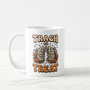 Tracheostomie Halloween-Nurse-Süßes-oder-Saures-De Kaffeetasse