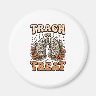 Tracheostomie Halloween-Nurse-Süßes-oder-Saures-De Magnet
