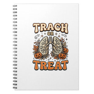Tracheostomie Halloween-Nurse-Süßes-oder-Saures-De Notizblock