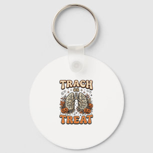 Tracheostomie Halloween-Nurse-Süßes-oder-Saures-De Schlüsselanhänger