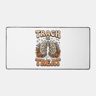 Tracheostomie Halloween-Nurse-Süßes-oder-Saures-De Schreibtischunterlage