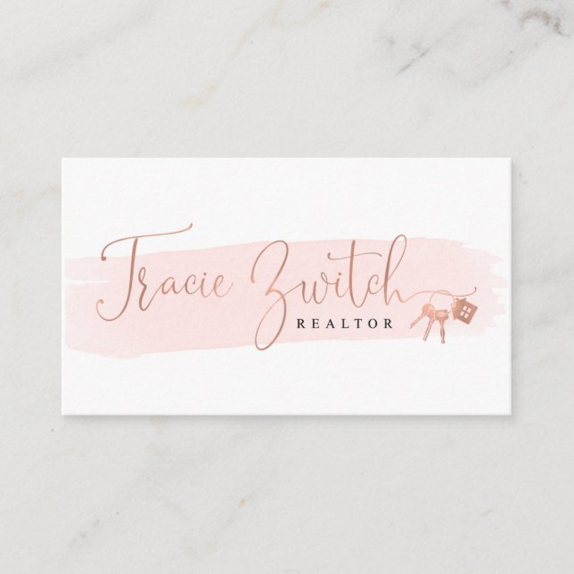Tracie Zwitch Custom Business Cards Visitenkarte (Vorderseite)