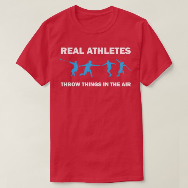 Track and Field Athlete Javelin Discus Throw Thing T-Shirt (Design vorne)