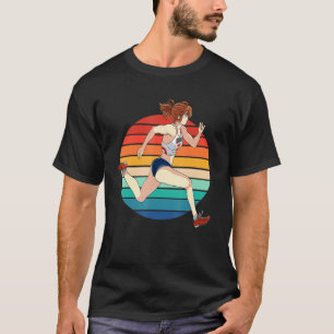 Track and Field Hurdler Girl Runner Hurdling Sprin T-Shirt