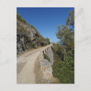 Track auf dem Montgo. Postkarte