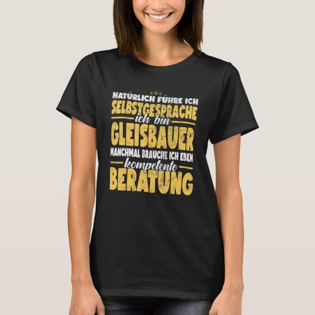 Track Builder Funny Track Construction Handler P T-Shirt (Vorderseite)