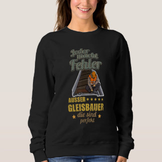 Track builder rail worker construction employees p sweatshirt